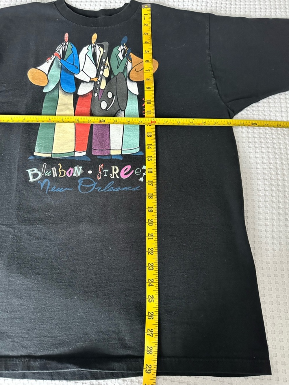 Black Bourbon Street Jazz Graphic Tee - Picture 5 of 8